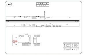 阪急　宝塚南口駅／／№604、位置図
