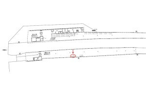 京阪 観月橋駅/№1-100№100、位置図