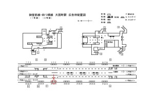 Osaka／Metro（大阪メトロ）　大国町／御堂筋線№1-032№032、位置図