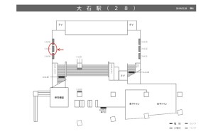 阪神　大石駅／№3-14-05№05、位置図