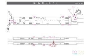 阪神　福島駅／№2-15-01№01、位置図