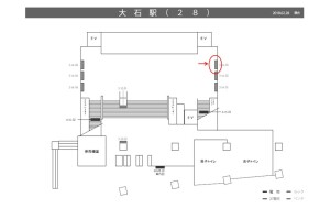 阪神　大石駅／№3-14-03№03、位置図