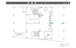 阪神　西灘駅／№3-12-01№01、位置図