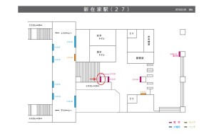 阪神　新在家駅／№3-12-03№03、位置図