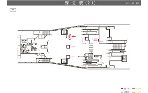 阪神　深江駅／№3-13-03№03、位置図