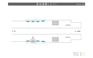 阪神　新在家駅／№2-08-03№03、位置図