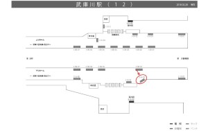 阪神　武庫川駅／№2-14-02№02、位置図