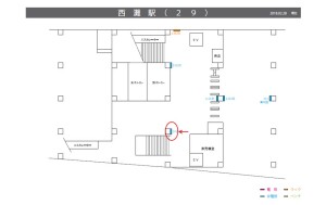 阪神　西灘駅／№3-12-02№02、位置図