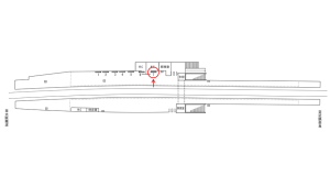 近鉄／枚岡駅／／№7駅看板・駅広告、位置図