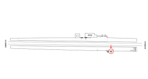 近鉄/額田駅/奈良線/№029駅看板・駅広告、位置図