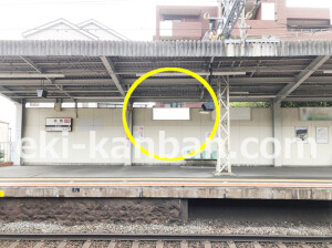 近鉄／枚岡駅／／№1駅看板・駅広告、写真1