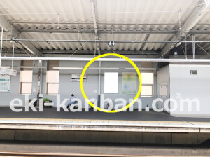 近鉄／河内花園駅／／№7駅看板・駅広告、写真2