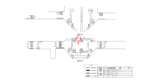 近鉄／近鉄日本橋駅／／№107駅看板・駅広告、位置図