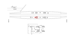 近鉄/八戸ノ里駅//№39駅看板・駅広告、位置図