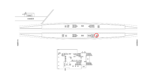 近鉄／八戸ノ里駅／／№56駅看板・駅広告、位置図