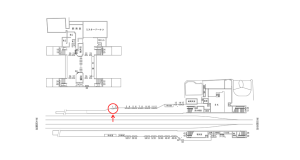 近鉄／瓢箪山駅／／№1駅看板・駅広告、位置図