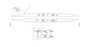 近鉄/八戸ノ里駅//№16駅看板・駅広告、位置図