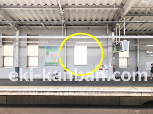 近鉄／河内花園駅／／№2駅看板・駅広告、写真1