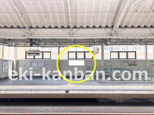 近鉄／若江岩田駅／／№6駅看板・駅広告、写真1