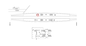 近鉄／八戸ノ里駅／／№51駅看板・駅広告、位置図