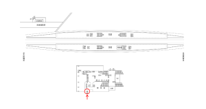 近鉄/八戸ノ里駅//№49駅看板・駅広告、位置図