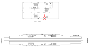 近鉄／河内花園駅／／№26駅看板・駅広告、位置図