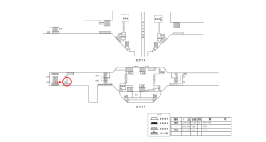 近鉄／近鉄日本橋駅／／№110駅看板・駅広告、位置図