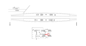 近鉄／八戸ノ里駅／／№64駅看板・駅広告、位置図