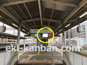 近鉄／八戸ノ里駅／／№51駅看板・駅広告、写真1