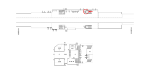 近鉄／河内小阪駅／／№531駅看板・駅広告、位置図