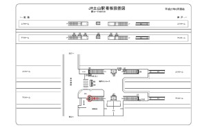 JR　土山駅／／№038、位置図
