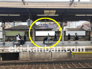 近鉄／鶴橋駅／／№50駅看板・駅広告、写真1