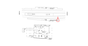 近鉄／今里駅／／№25駅看板・駅広告、位置図