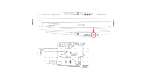 近鉄／今里駅／／№23駅看板・駅広告、位置図