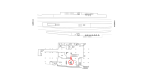 近鉄／今里駅／／№34駅看板・駅広告、位置図