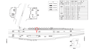 近鉄／鶴橋駅／／№108駅看板・駅広告、位置図