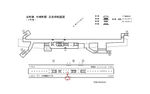 Osaka／Metro（大阪メトロ）　中崎町駅／№1-012№012、位置図
