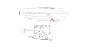 近鉄／今里駅／／№20駅看板・駅広告、位置図