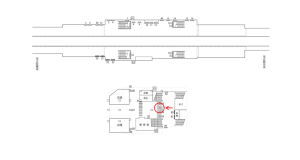 近鉄/河内小阪駅//№57駅看板・駅広告、位置図