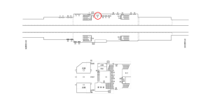 近鉄/河内小阪駅//№9駅看板・駅広告、位置図