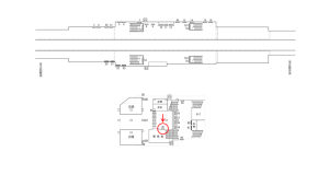 近鉄/河内小阪駅//№70駅看板・駅広告、位置図