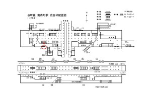 Osaka／Metro（大阪メトロ）　南森町駅／谷町線№2-213№213、位置図