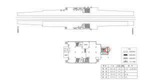 近鉄/河内永和駅//№54駅看板・駅広告、位置図
