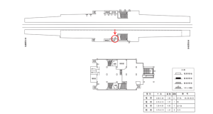 近鉄/河内永和駅//№36駅看板・駅広告、位置図