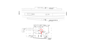 近鉄／今里駅／／№33駅看板・駅広告、位置図