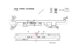 Osaka／Metro（大阪メトロ）　中崎町駅／№1-006№006、位置図