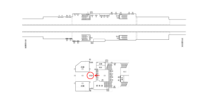 近鉄／河内小阪駅／／№87駅看板・駅広告、位置図