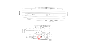 近鉄/今里駅//№42駅看板・駅広告、位置図