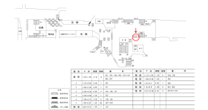 近鉄／大阪上本町駅／／№101駅看板・駅広告、位置図