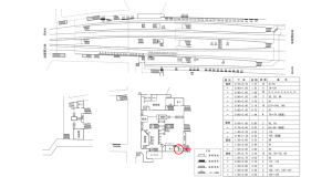 近鉄／生駒駅／／№52駅看板・駅広告、位置図